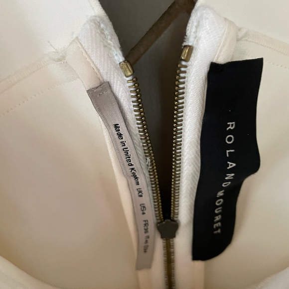 Roland Mouret Black and Cream Dress - Picture 3 of 3